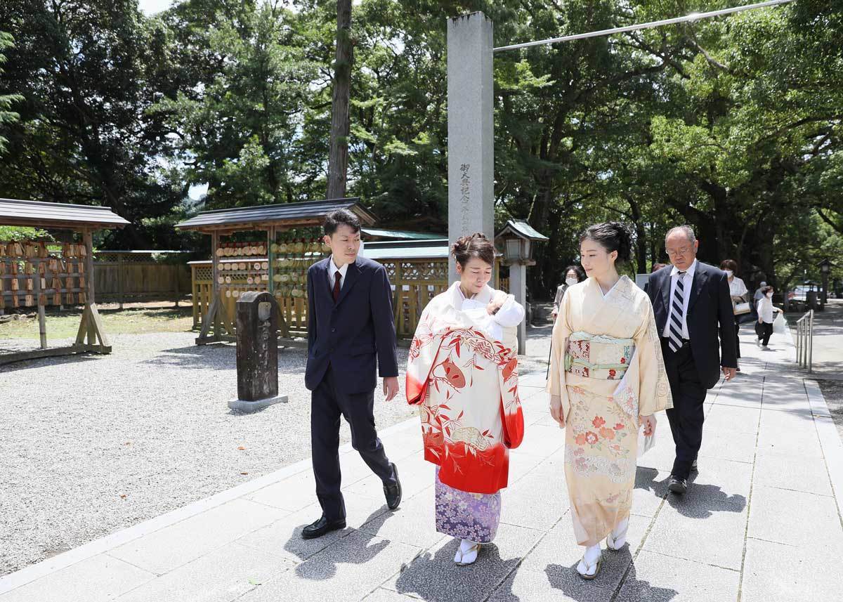 大麻比古神社へお宮参り